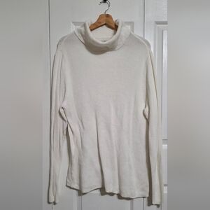 Croft & Barrow Women's Cream Turtleneck Sweater